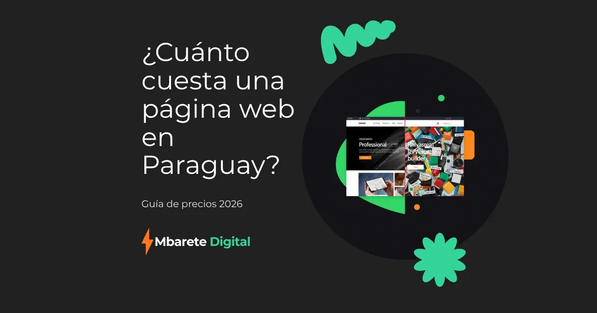 ¿Cuánto cuesta una Web en Paraguay? Precios 2026