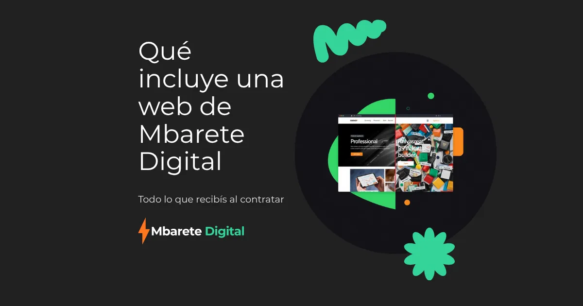 Qué incluye una Web Profesional de Mbarete Digital