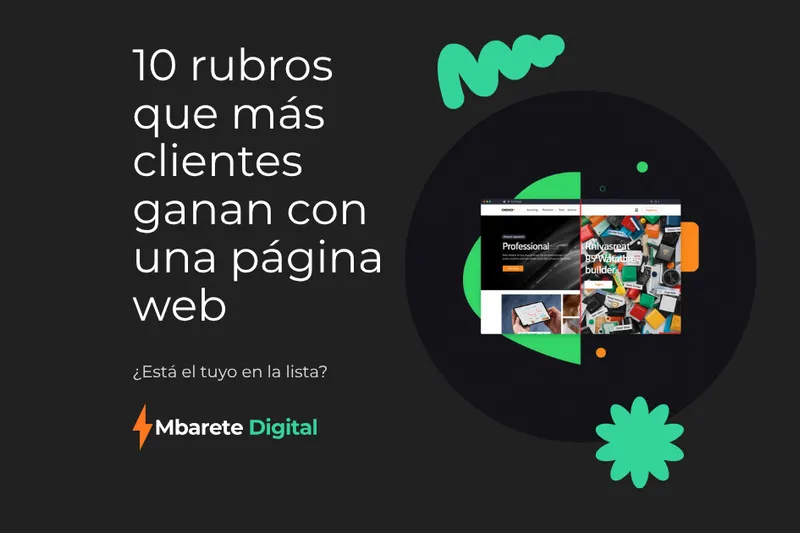 10 rubros de Paraguay que más ganan con una Web