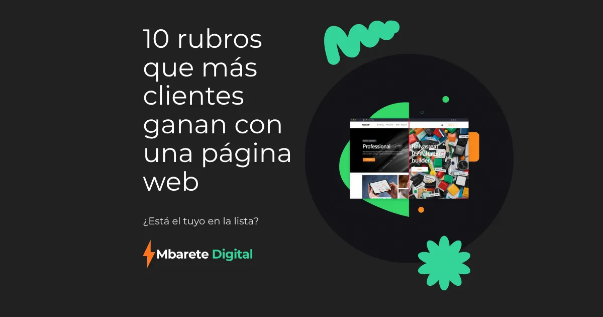 10 rubros de Paraguay que más ganan con una Web
